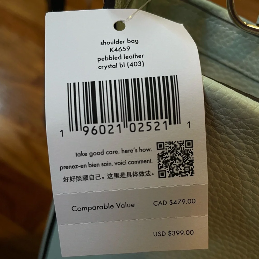 Kate Spade Mint Green Shoulder Bag